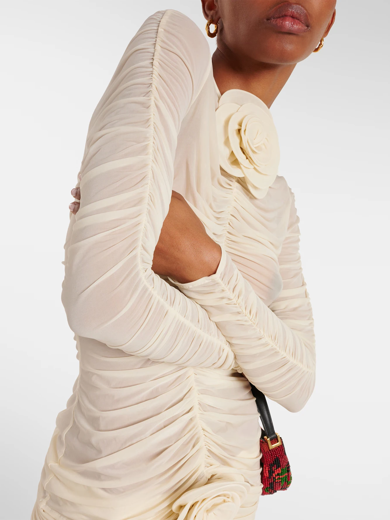 Высокое качество 2024 новый женский модный плиссированный облегающий комплект из 2