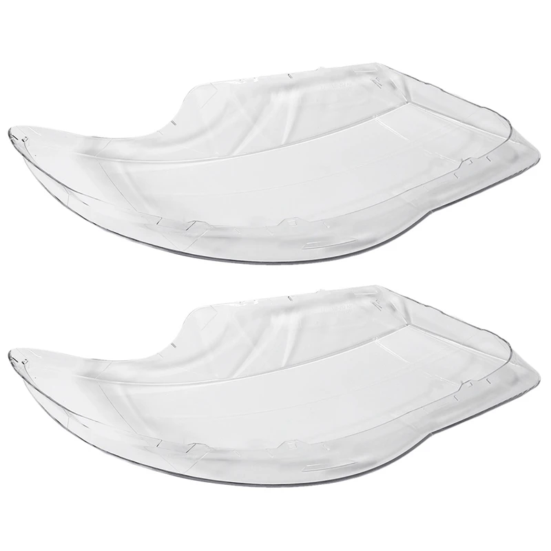 

2X Car Clear Front Headlight Lens Shell Cover Replacement For Touareg 2007 2008 2009 2010 Left