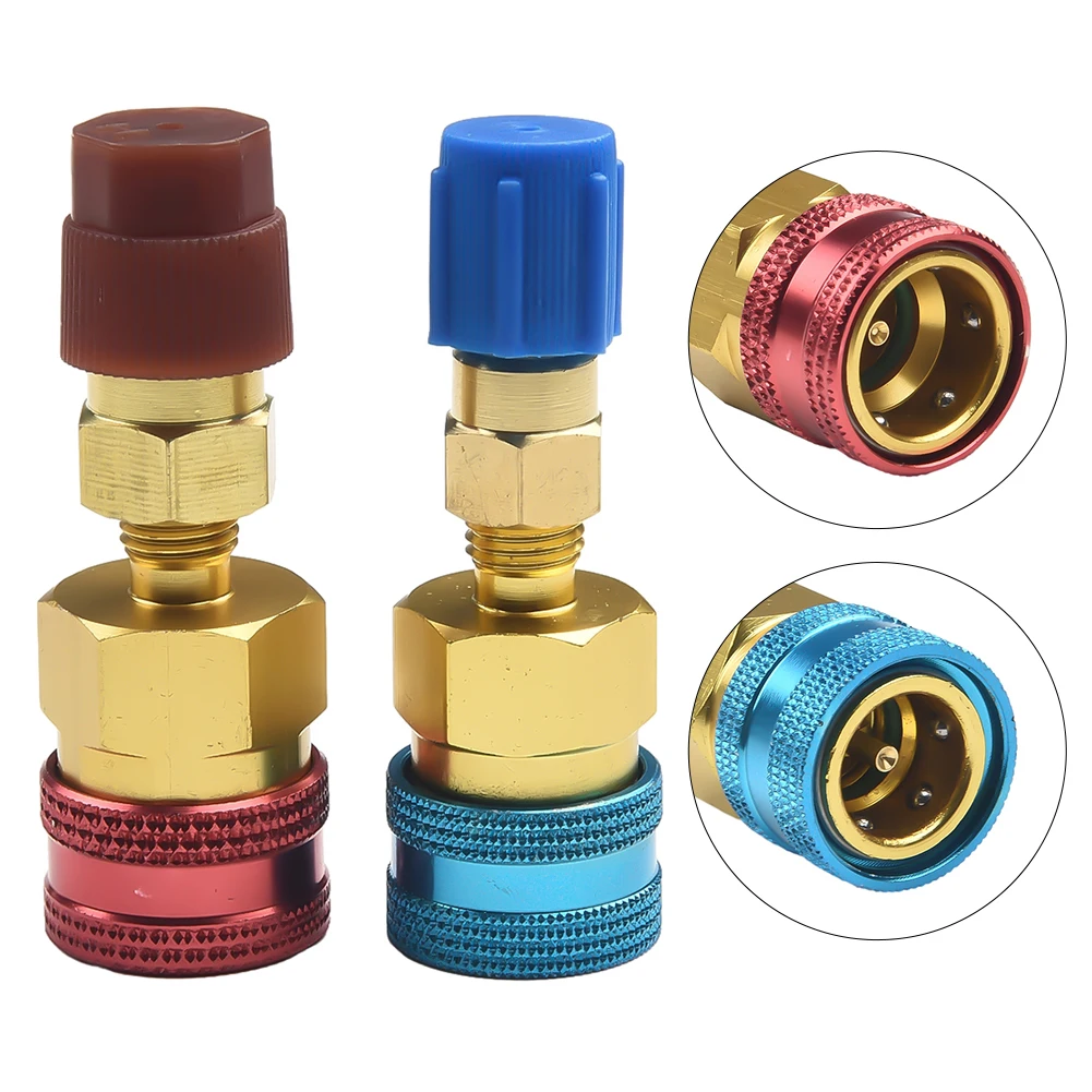 

Strong and Durable Quick Coupler Connector Adapters, Rust Resistant Material, Brilliant Performance in Manifold AC Gauge