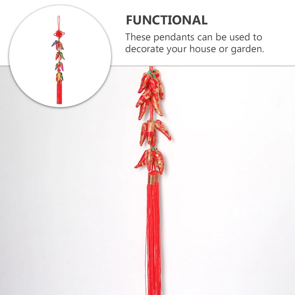 Китайский Новый Год Кулон Чили Декор Праздничные Принадлежности Кисточка