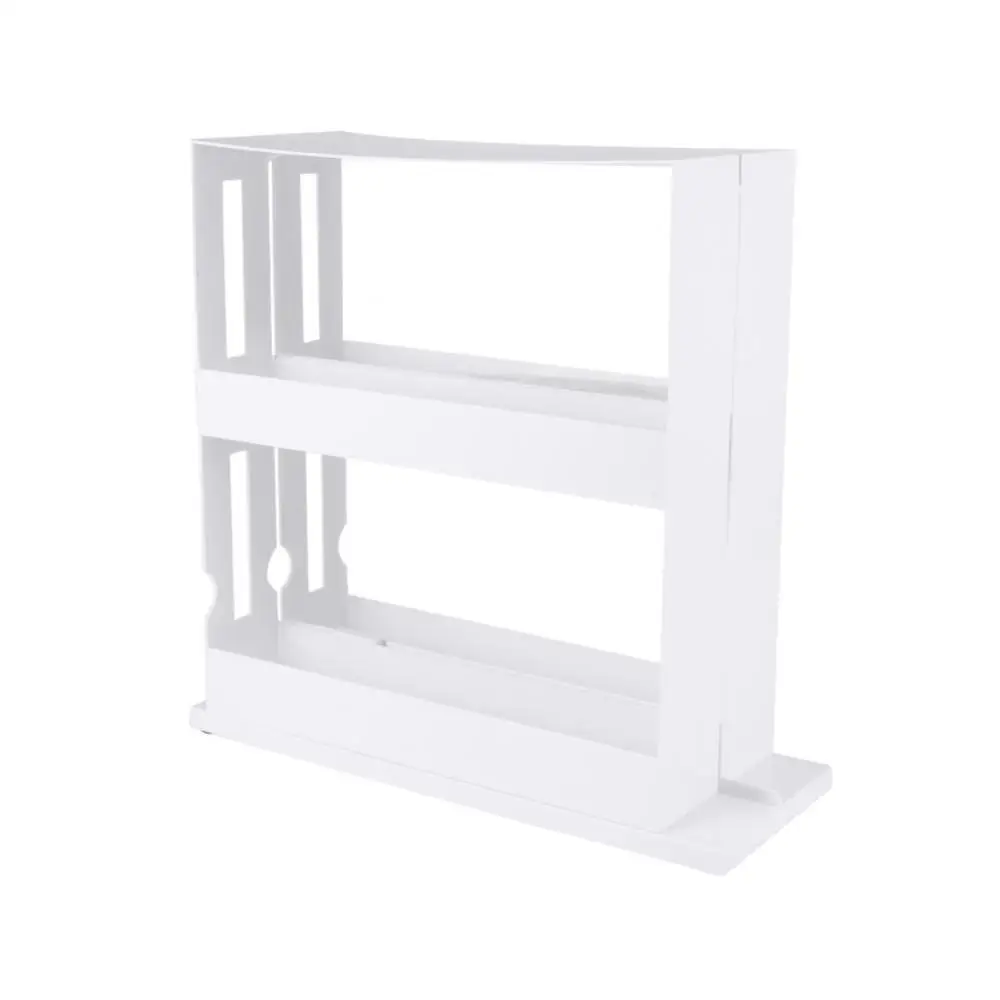 

Slide Rail Storage Rack Durable Kitchen Cabinet Storages Racks Multifunctional Kitchen Storage Holder Spice Storage Rack White