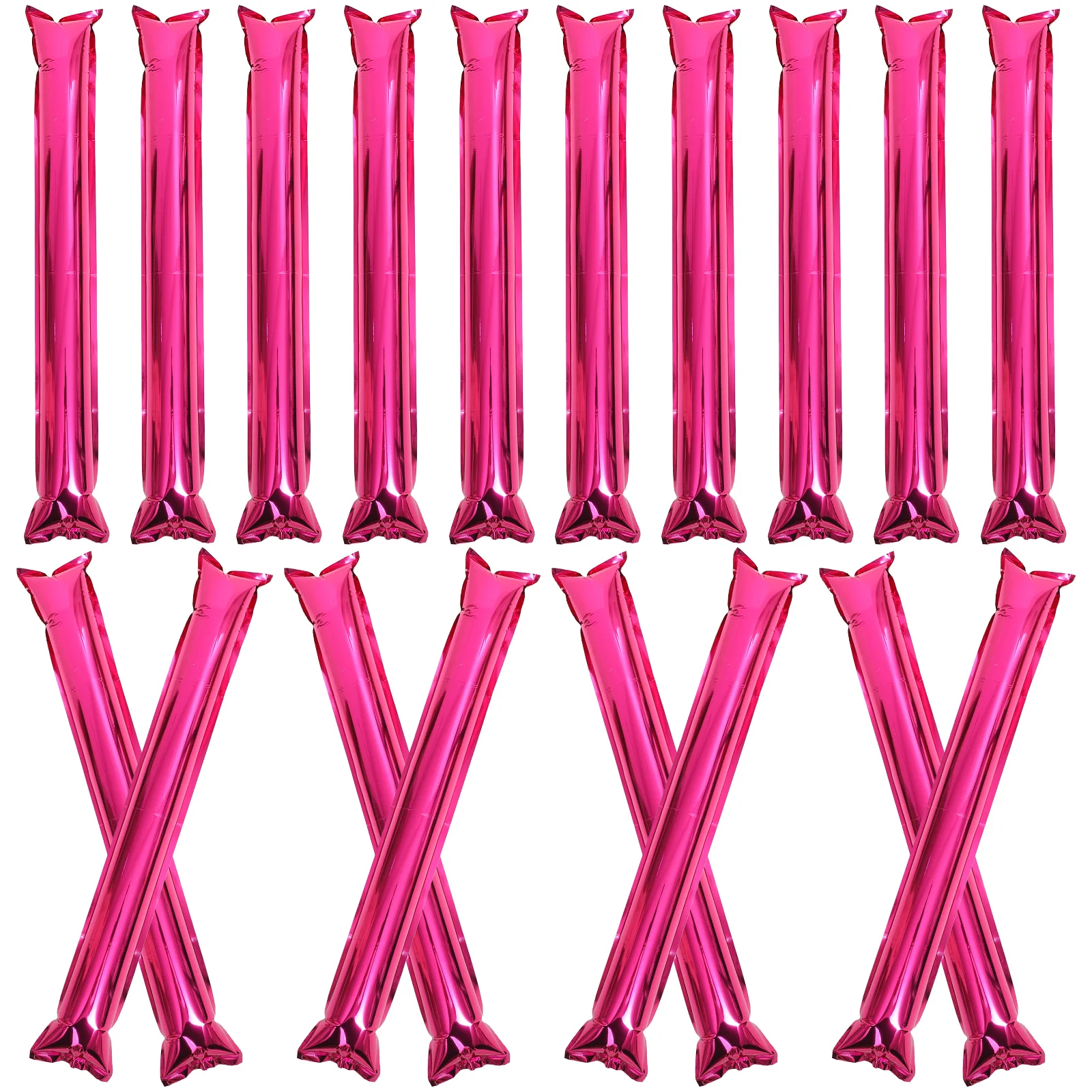 

24 Pcs Celebration Party Supplies Generator Practical Sticks Noise Maker Cheering Aluminum Film Concert Encanto Games