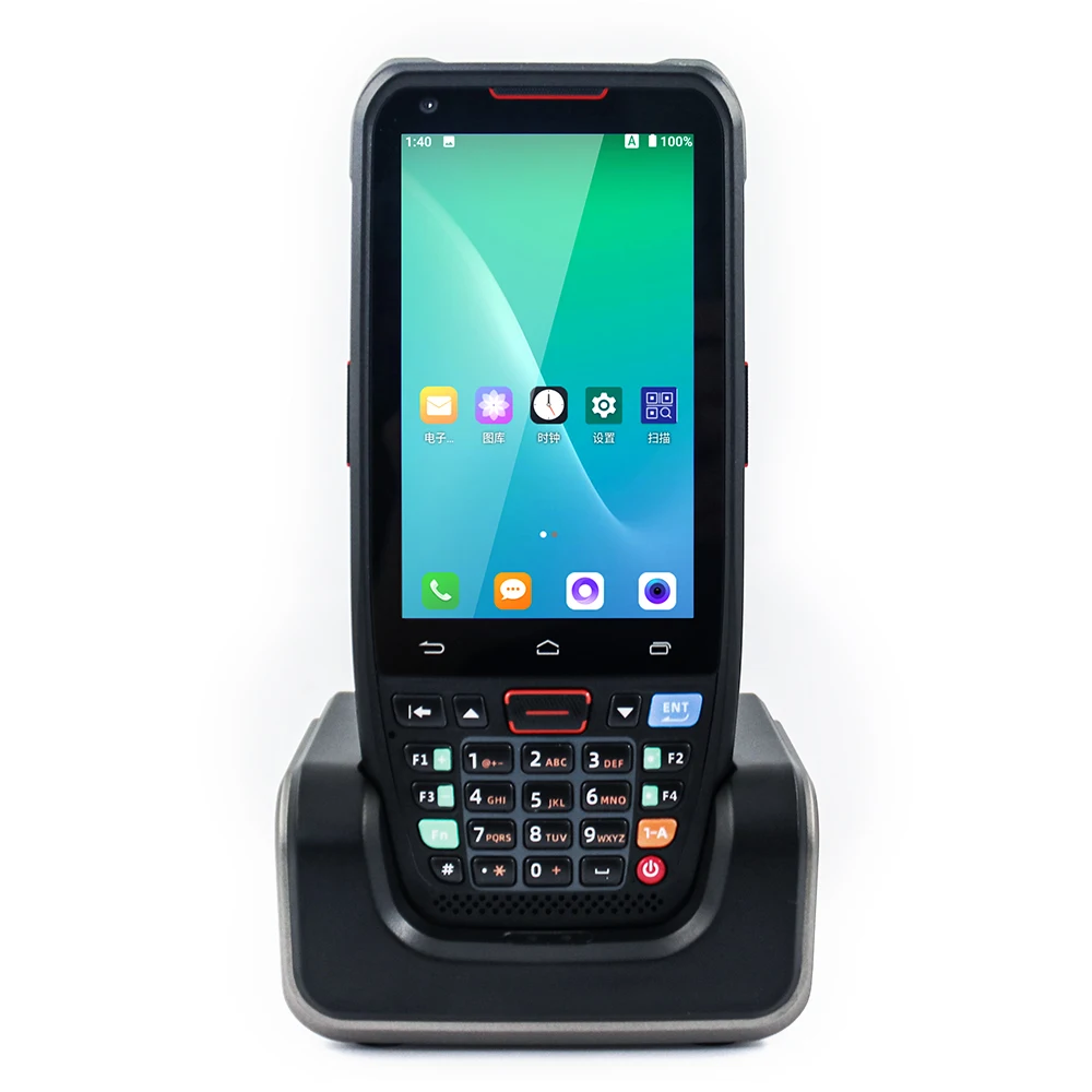 Фото Прочный КПК Android с 4G RAM 64G ROM 1D 2D сканер штрих-кода 4G/LTE WiFi для ресторана и логистического портативного сбора данных N40 №4