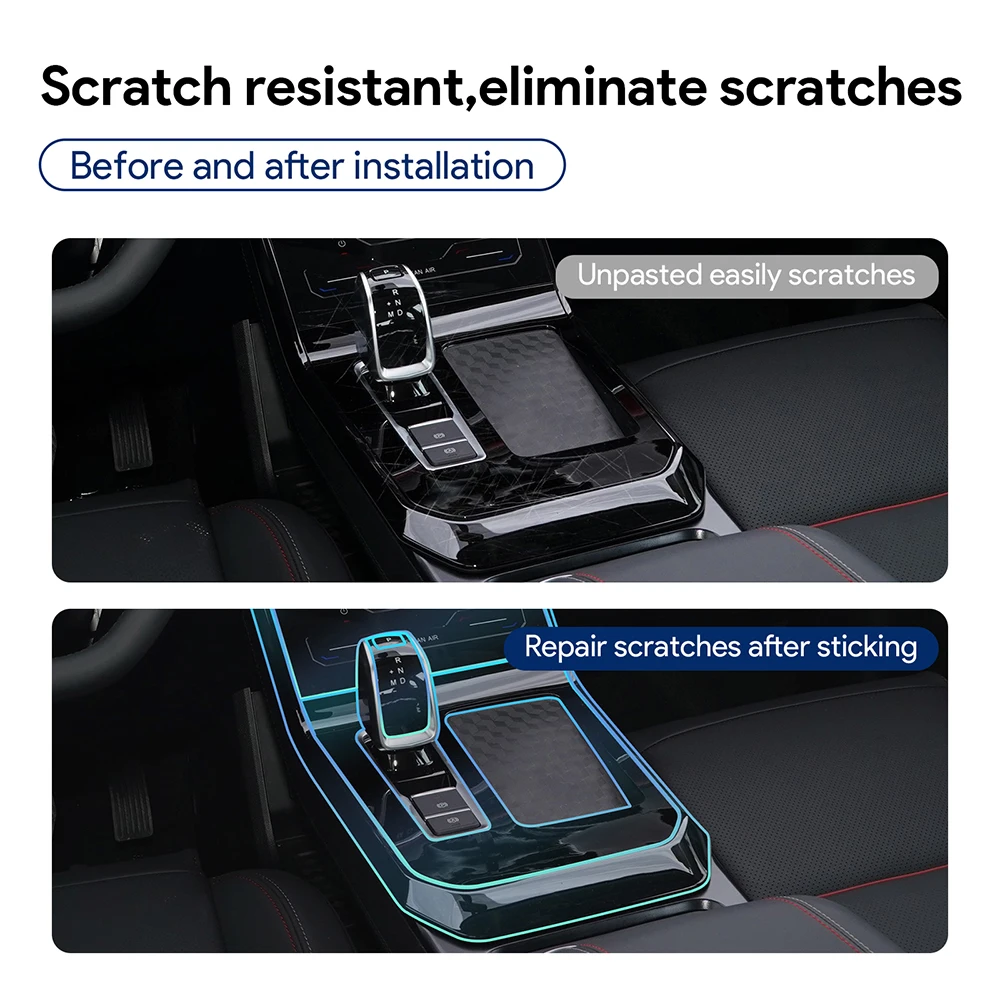 Для Chery Tiggo 7 Pro 2020-2024 тпу пленка для экрана навигации автомобиля защитная наклейка