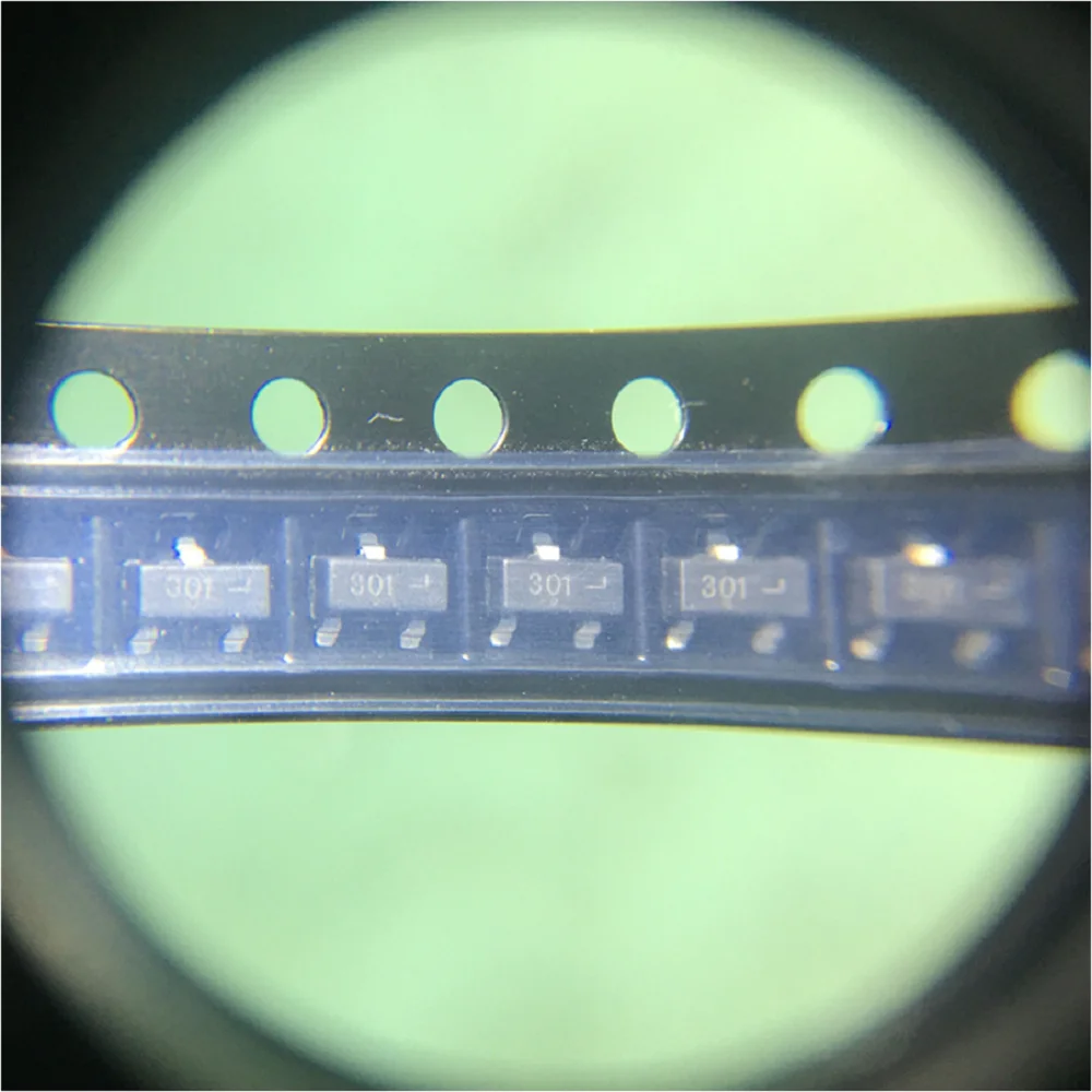 Новинка 5 шт. FDV301N упаковка SOT23 SMD MOS трафаретная печать 301 N-channel трубка с полевым