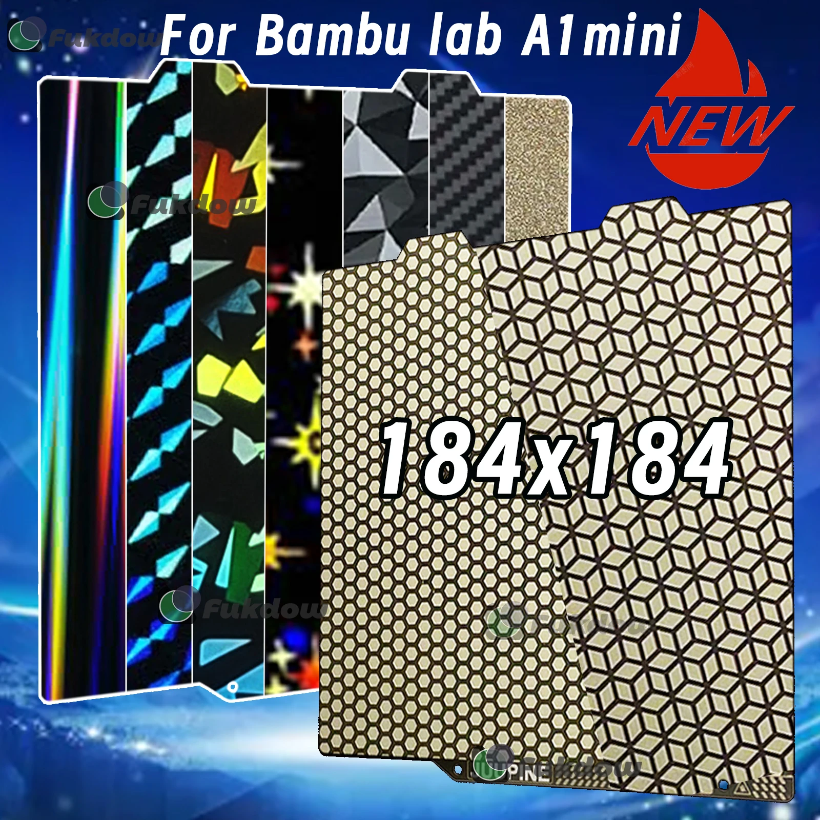 Двухсторонняя горячая кровать для Bambu Lab A1 Mini