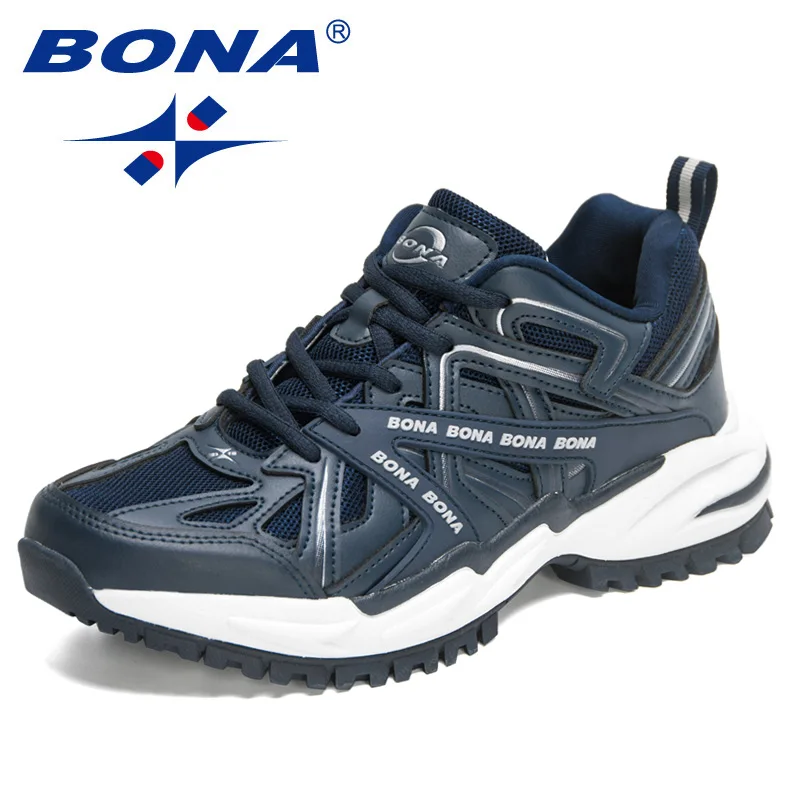 BONA 2022 New Designers Classics Running Shoes Men Fashion Casual Sneakers Man Athletic Sport Jogging Shoes Comfy Mansculino