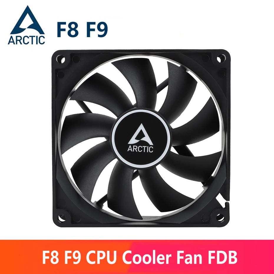 

ARCTIC F8 F9 PC Cooler case fan 8cm 9cm 3pin Socket FDB Silent CPU Cooling fan 2000 RPM CPU Radiator Fan