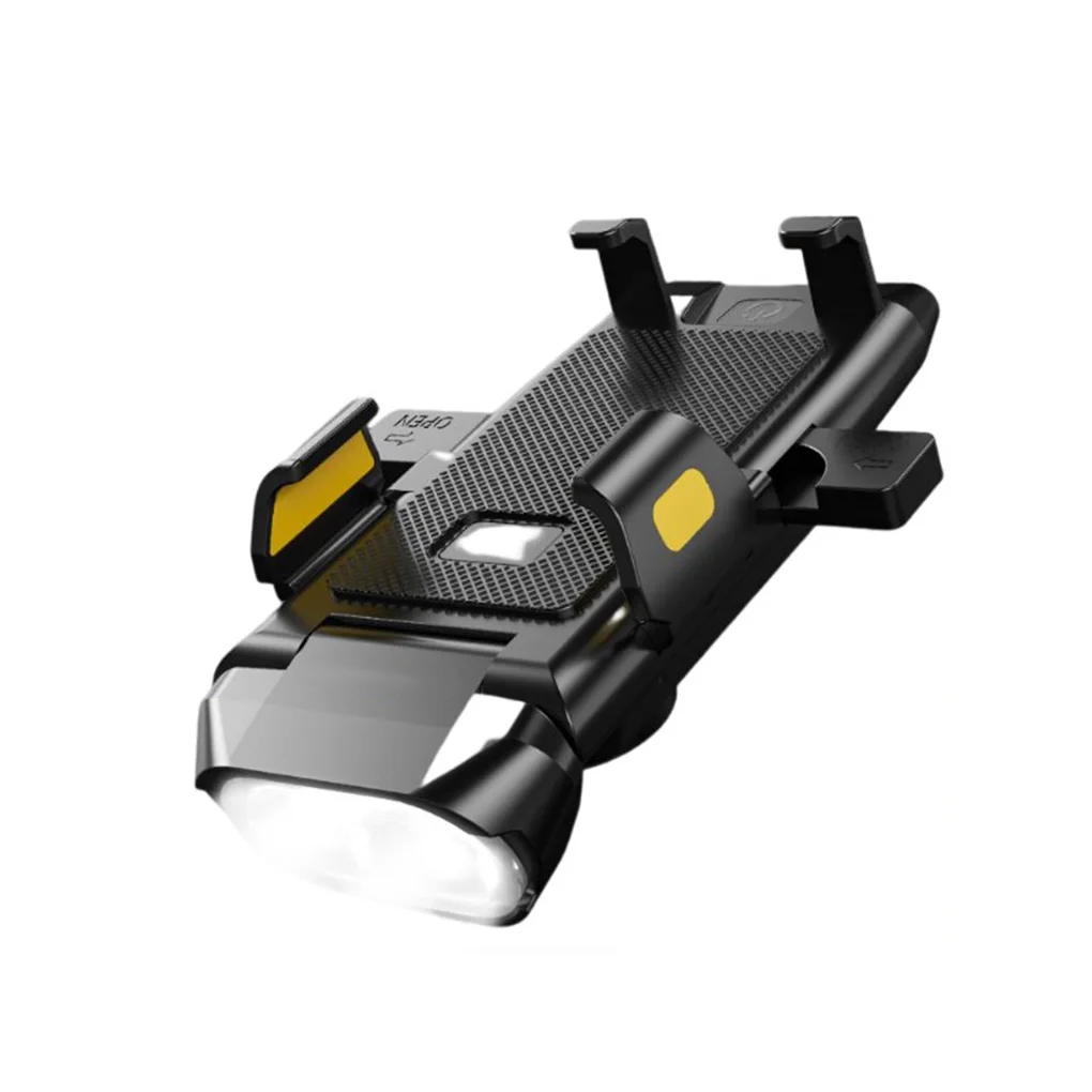 

Универсальный держатель для руля дорожного велосипеда 4-в-1, фонарик, внешний аккумулятор, USB-зарядка, телефонный кронштейн, колокольчик, вел...