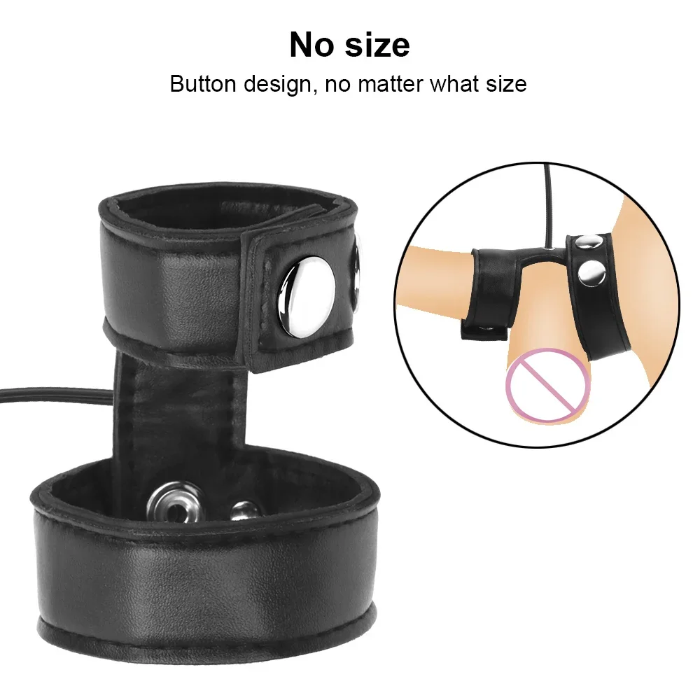 Электрошоковый аксессуар E-stim кожа искусственный пенис мужской электрошоковый