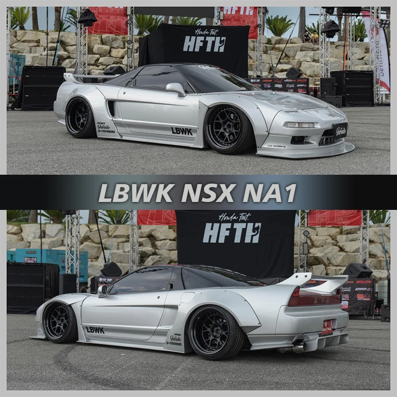 

Звездная фантазия 1:64 LBWK NSX NA1, серебристая, красная, белая, литье под давлением, Коллекционная модель автомобиля, миниатюрные игрушки для машинок