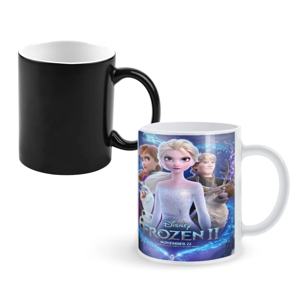 Керамические кофейные кружки Холодное сердце Disney Elsa термобелье меняющие цвет
