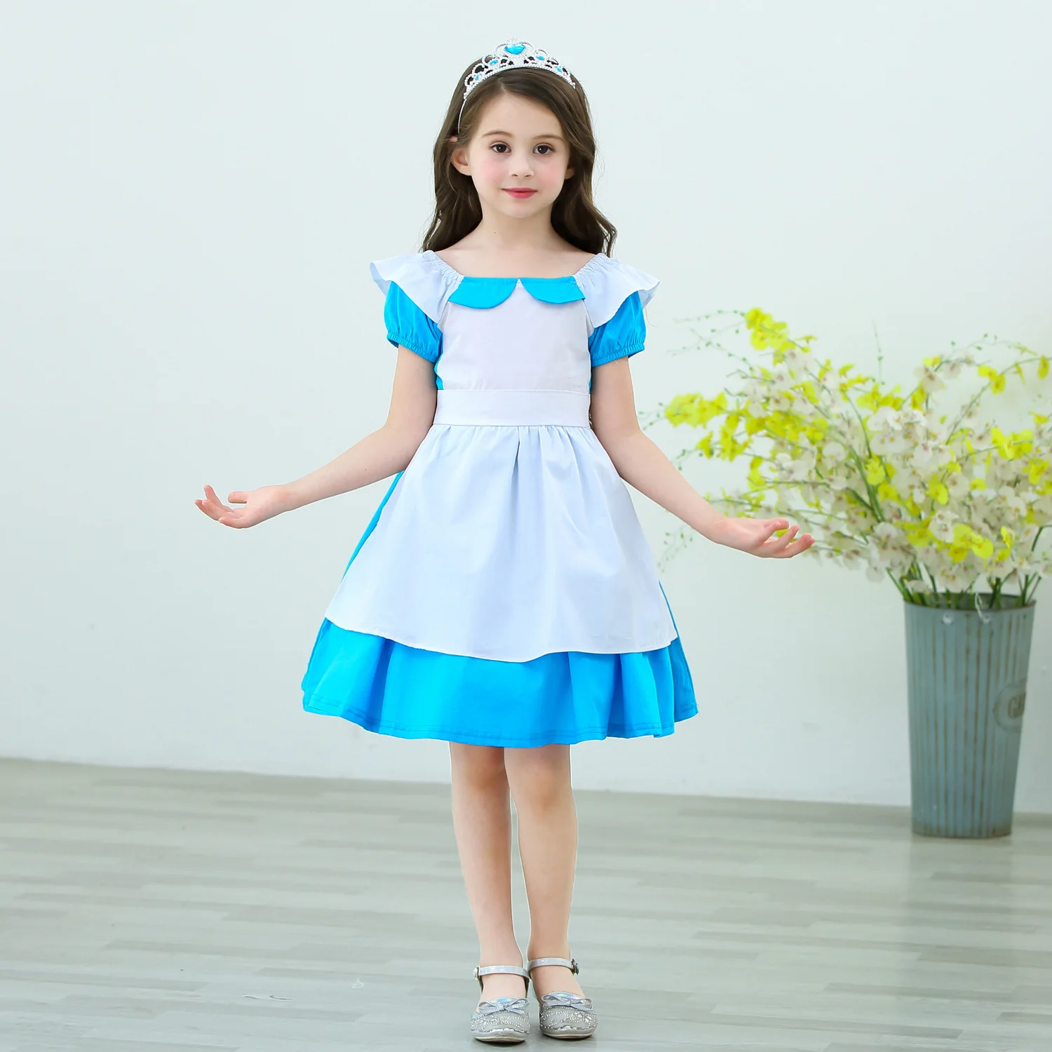 

2022 Summer Dress For Girls Teenage Clothing Princess Kid Costume Cute Cosplay Anime Suit Charm Party Fold Stage Performance