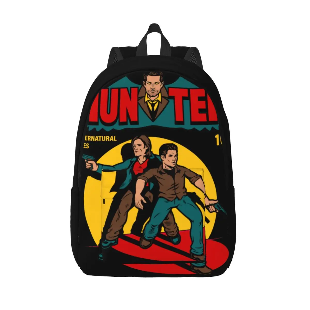 

Hunter Comic Casual Backpack Lightweight High School Work New Supernatural Daypack for Men Women Laptop Computer Shoulder Bag