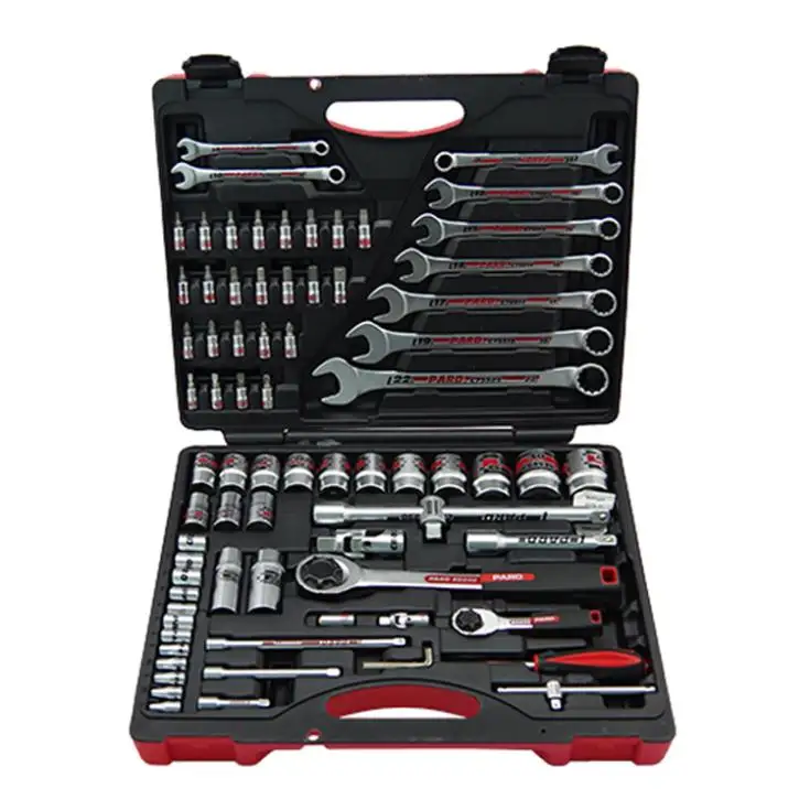 

Industrial Auto repair handle tool set 1/4 1/2 socket set Ring/open combination tools set