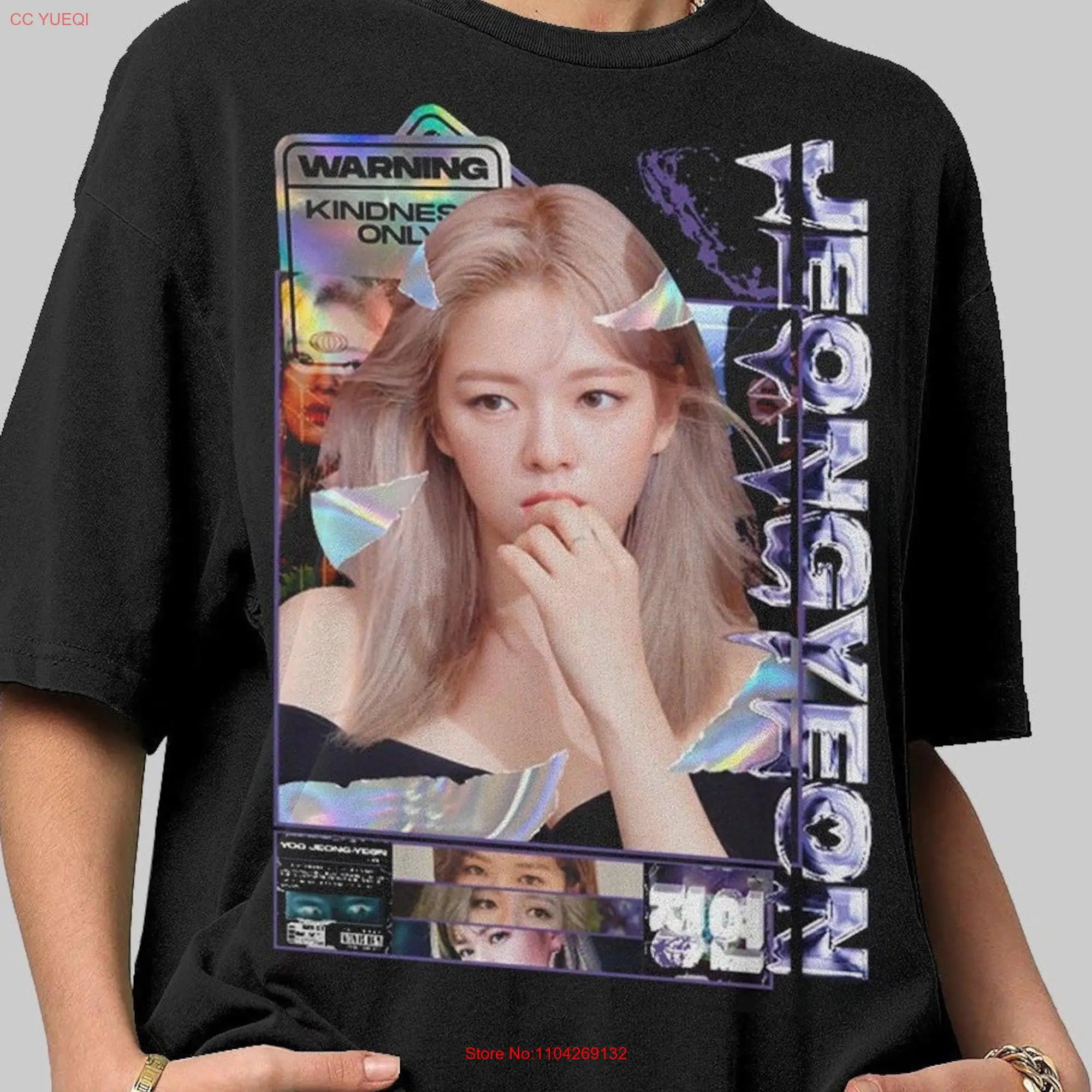 Футболка Jeongyeon Yoo Jeong yeon Twice K pop Girl Group Classic Unique s Vintage DWK112 с длинными или короткими