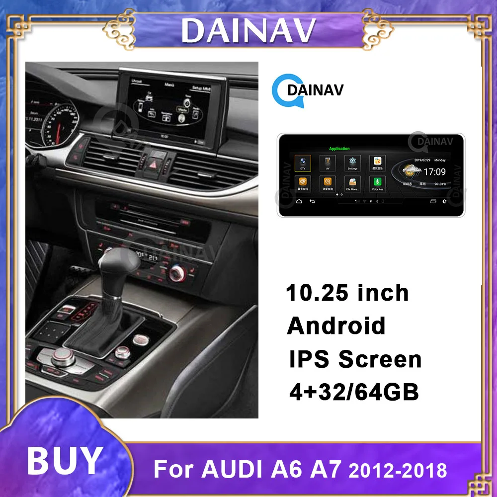 

Telsa стиль Android автомобильный мультимедийный DVD-плеер GPS-навигация для 2015-Audi A6 автомобильное аудио Радио стерео