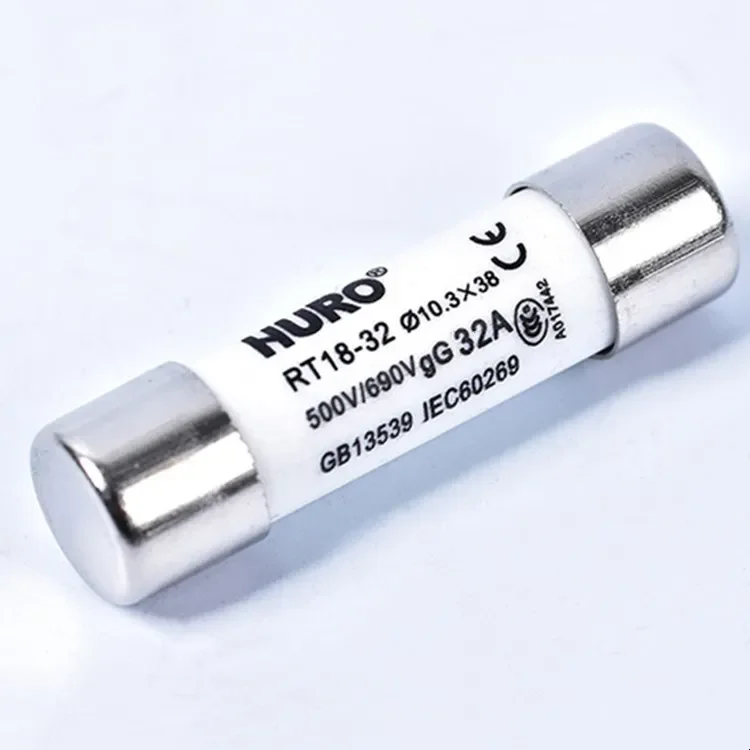 Фото Предохранитель HURO Hugong Melting Core RT18-32 R015 500В/690В 1А2А3А4А5А6А8А10А16А20А25А32А №2