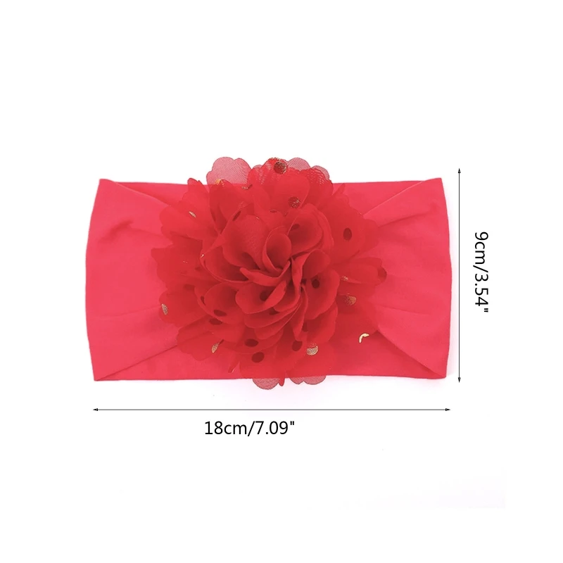 

Baby Bowknot Headband Flower Bows Turban Elastic Hair Band for Head Wrap Children Toddler Headwear Hair Accessories