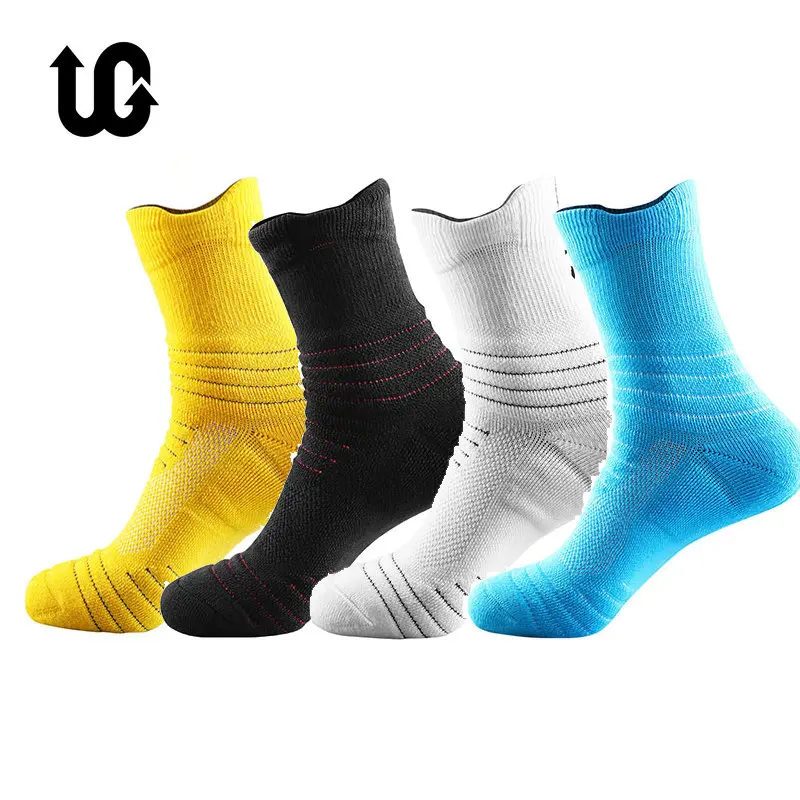4 Pairs Unisex Professional Outdoor Sport Cycling Socks Basketball Football Soccer Running Trekking Socks Men Women
