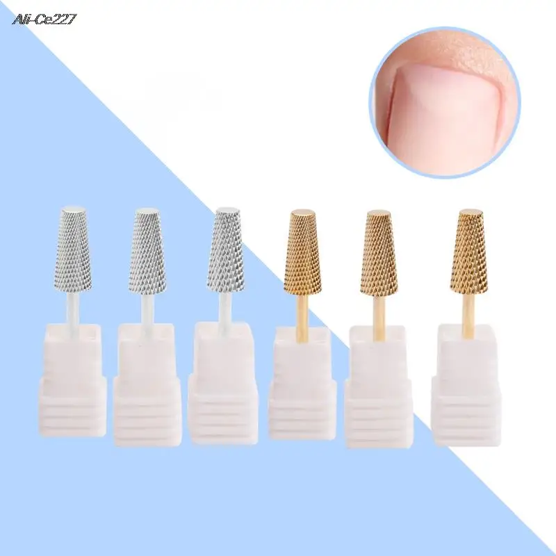 

1PC Professional Nail Bit Tungsten Cabide bit Tapered Barrel Nail Sander Tips for Electric Nail Drill Machine Nails Accessories