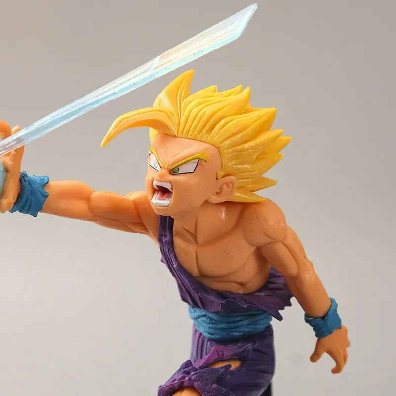 В наличии Bandai Dragon Ball Z Son Gohan Super Saiyan 2 Nirvana Kamepai Qigong аниме экшн-фигурки коллекционные