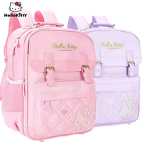 cute backpack sanrio hello kitty bag primary school student girls schoolbags children spine protective backpack