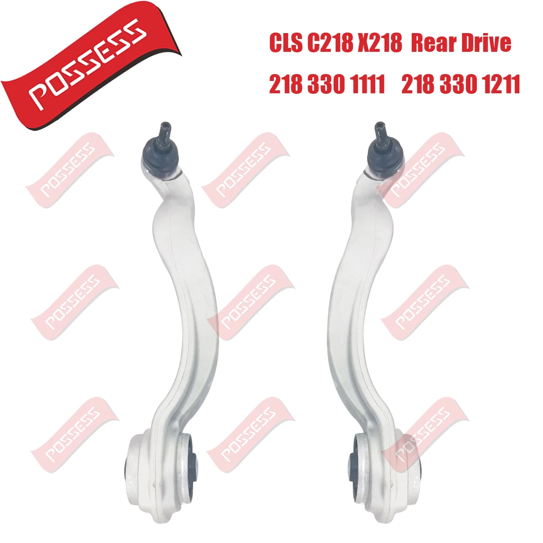 

Пара изогнутых рычагов управления передней нижней подвески для Mercedes Benz CLS C218 X218 W218 задний привод 2011-2017