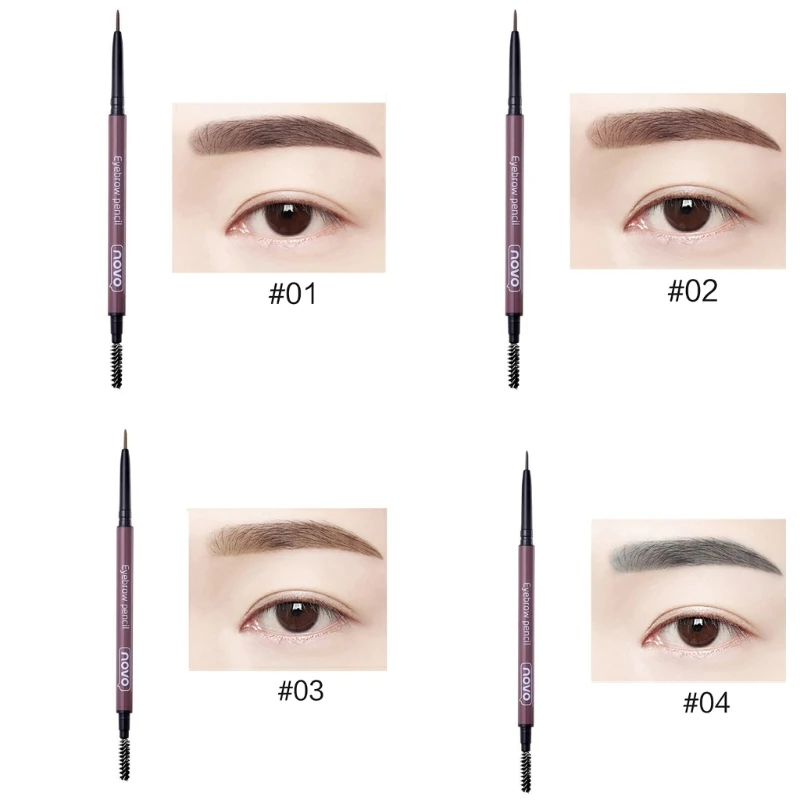 Draws Multi Color Double For Head Eyebrow Pencils Eyebrow Definer Pencil Outlining Pen