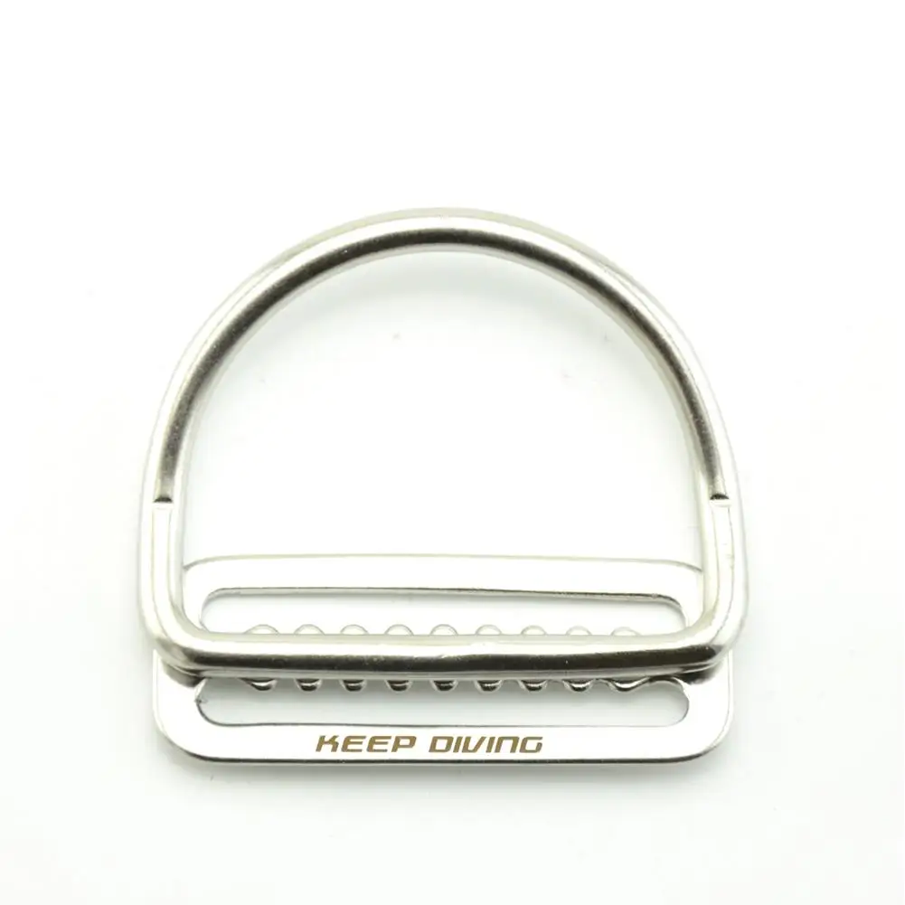 

Stainless Steel Scuba Diving Weight Belt Slide Keeper D Ring Webbing Harness Belt Retainer Stopper Freediving BCD Accessoires ne