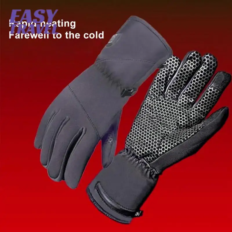 

Warm Cycling Gloves Smart Polyester Heated Gloves Electric Rechargeable Heated Mittens Full Finger Heated Gloves Intelligent