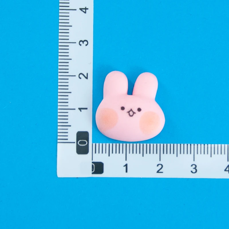 2 шт. мультяшная голова животного кролик овца кошка магнитные наклейки белая