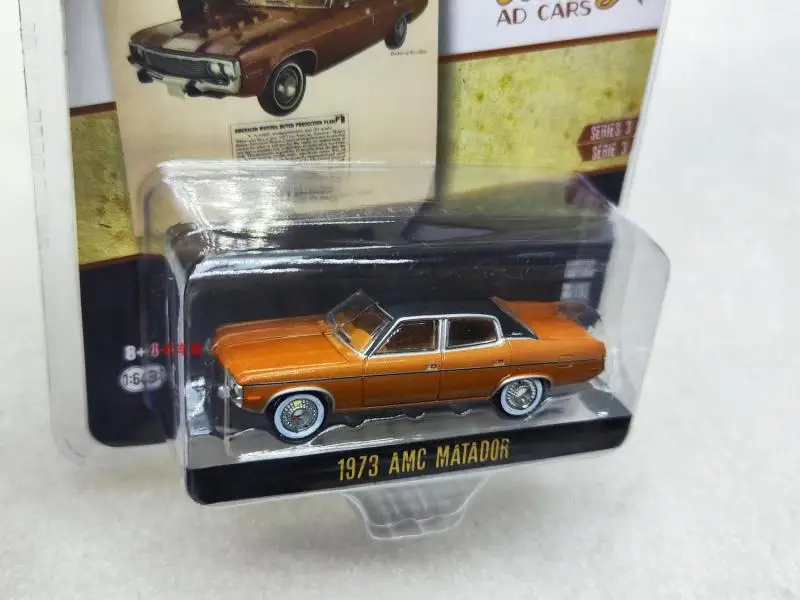 

GreenLight 1/64 1973 AMC Bullfighter Collector Edition Metal Diecast Model Race Car Kids Toys Gift