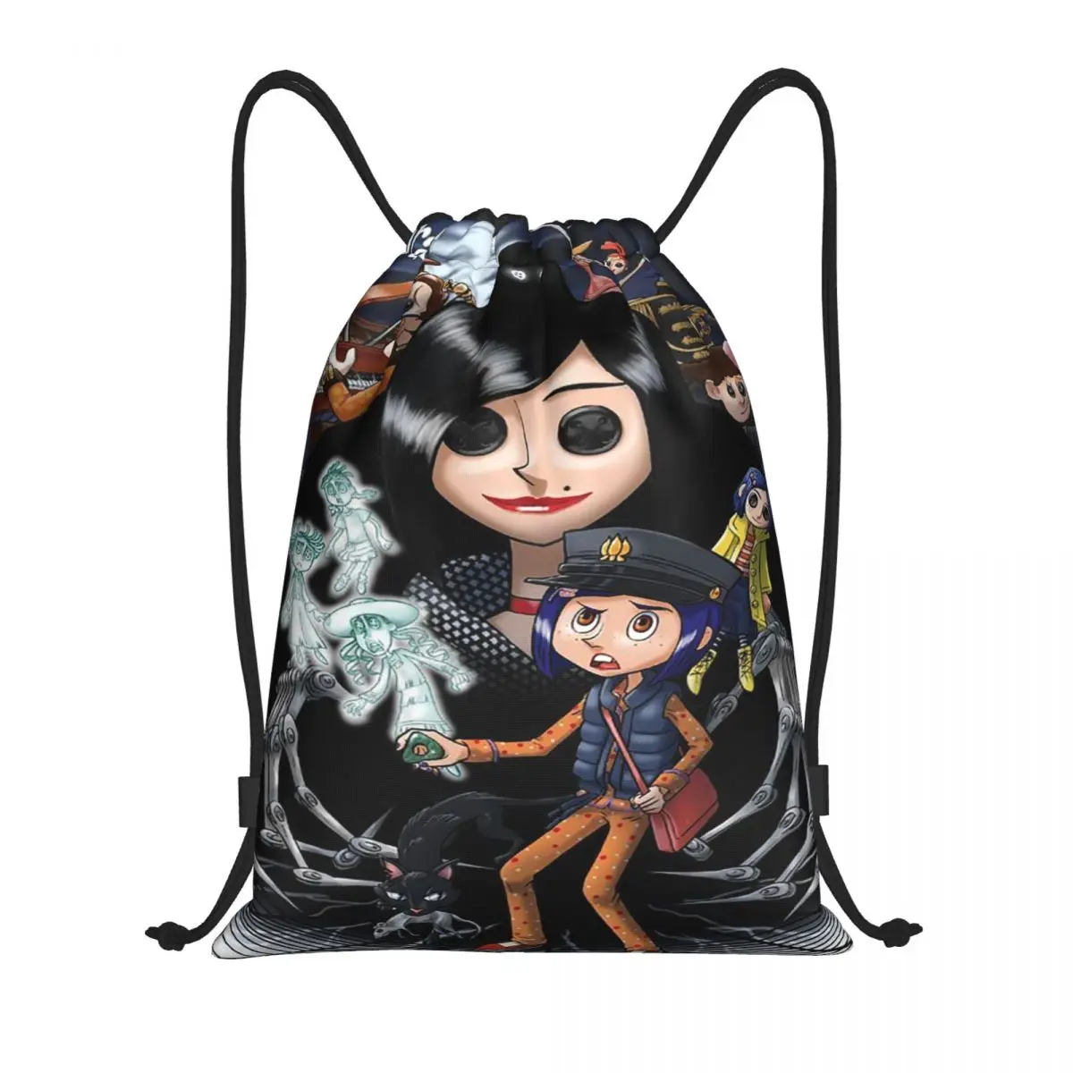 Персонализированная сумка на шнурке для Хэллоуина из ужасной пленки женская и