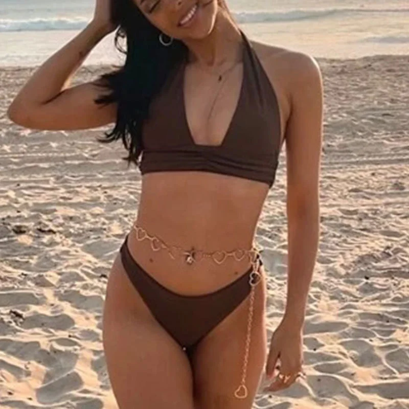 

Bikini Swimwear Women 2022 Swimsuit New Sexy Split Bikini