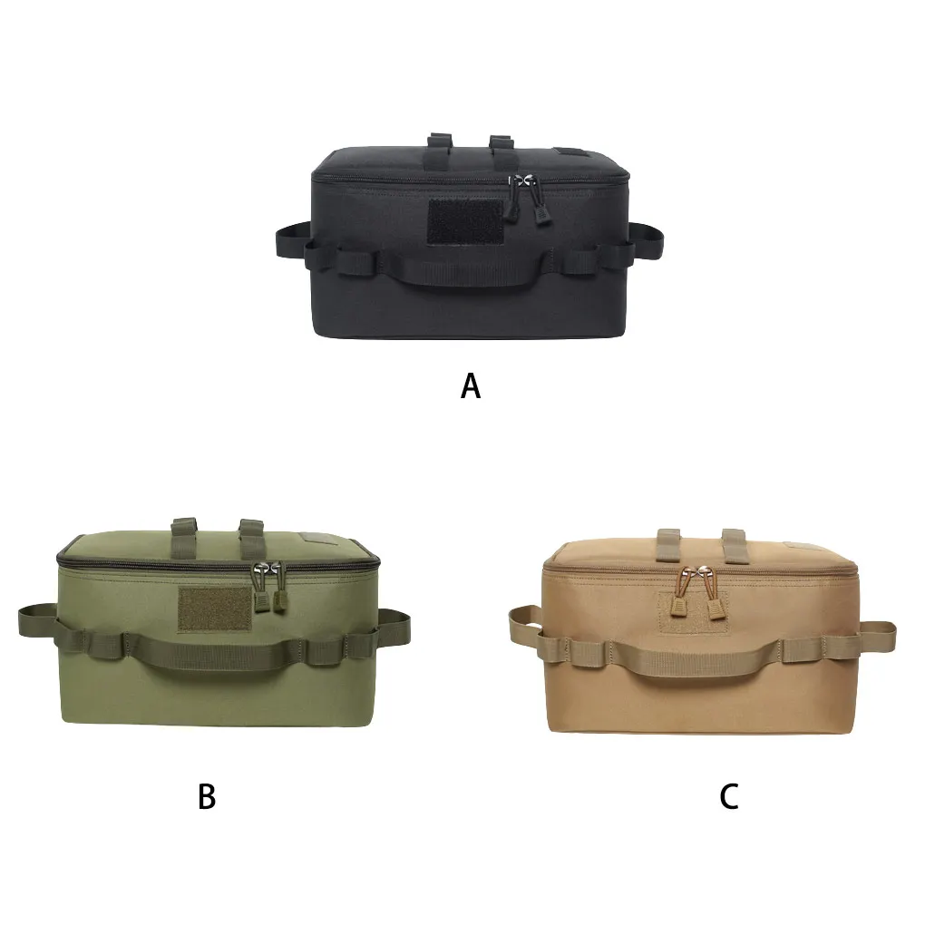 

Сумка для хранения, внешняя фотостойкая вместительная сумка для хранения посуды, сумки для переноски, для пикника, пешего туризма, барбекю, ...