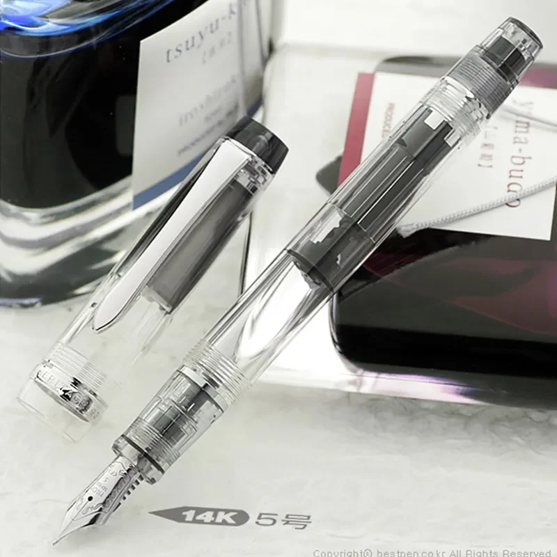 Перьевая ручка PILOT CUSTOM HERITAGE 92 прозрачная синяя