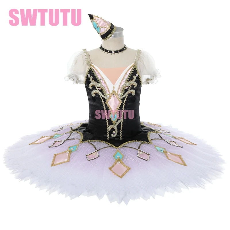 

Новое поступление, черно-фиолетовая профессиональная балетная пачка, рандомная BT2021