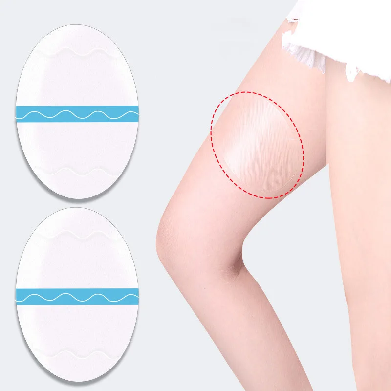 

10Pcs Women Inner Thigh Wear Spandex Patches Invisible Body Tape Anti-Friction Pads Non-Covered Elastic Bandage for Leggings