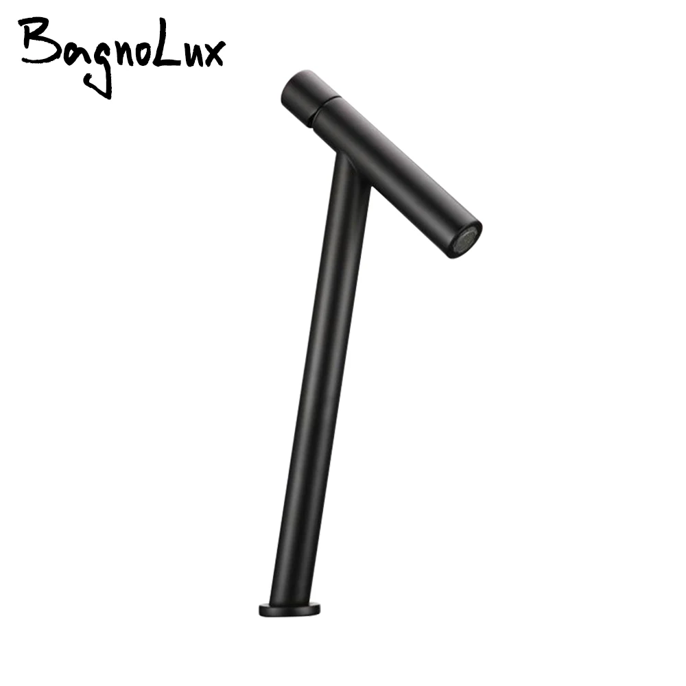 Матовый Золотой смеситель для раковины кран горячей и холодной воды с одной