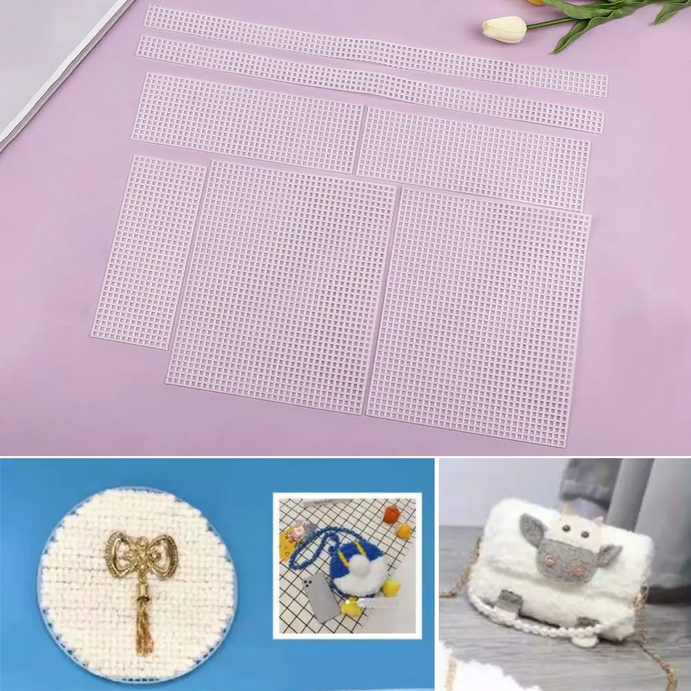 

Knitting Assistant DIY Accessories Assistant Grid Plate Woven Material for Weaving Bags Knitted Piece