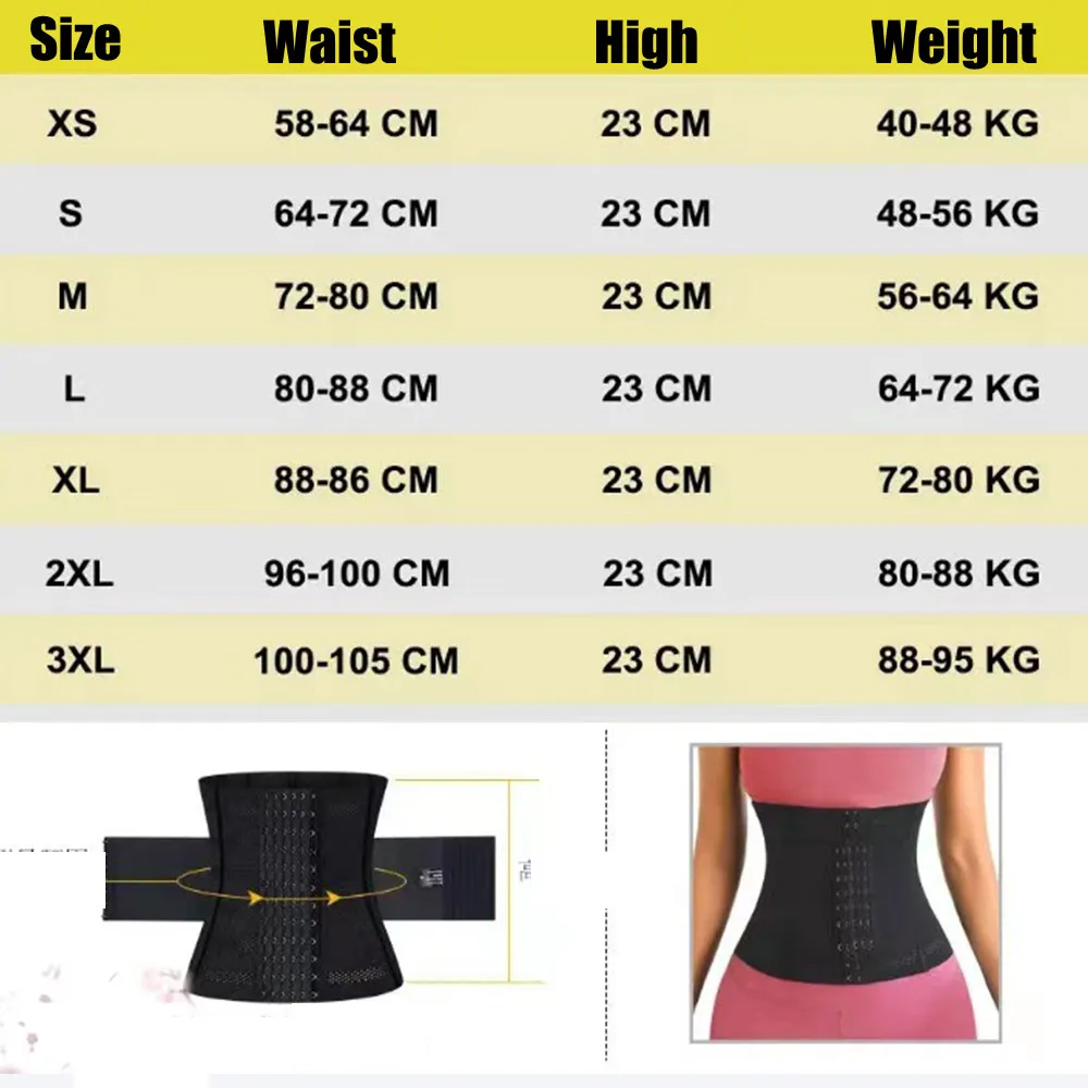 LMYLXL Waist Trainer Corset Women Binders Shapers Tummy Wrap Body Shapewear Slimming Belt Flat Belly Workout Postpartum Girdle
