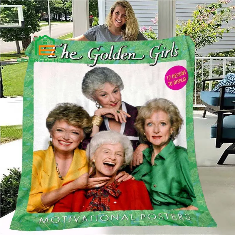 

TV Show Golden Girls Throw Blanket Warm Blanket for Home, Picnic, Travel, Office and Plane for Adults, Kids, Elderly 5 Sizes