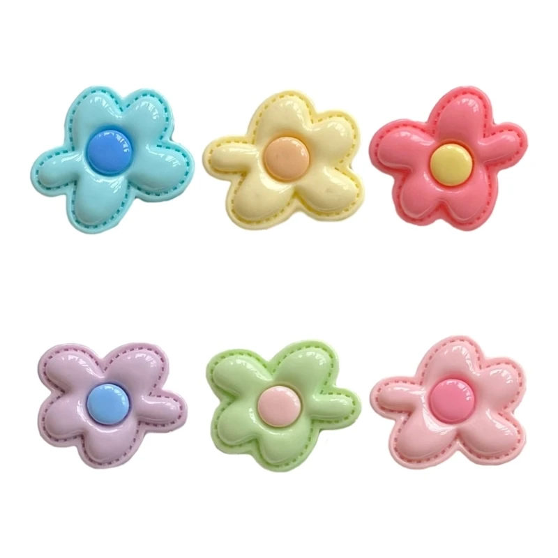 

Sweet Hair Clip Flower Shape Duckbill Hairpin Candy Color Hair Clip for Ponytail Bangs Hairpins for Teenagers Children