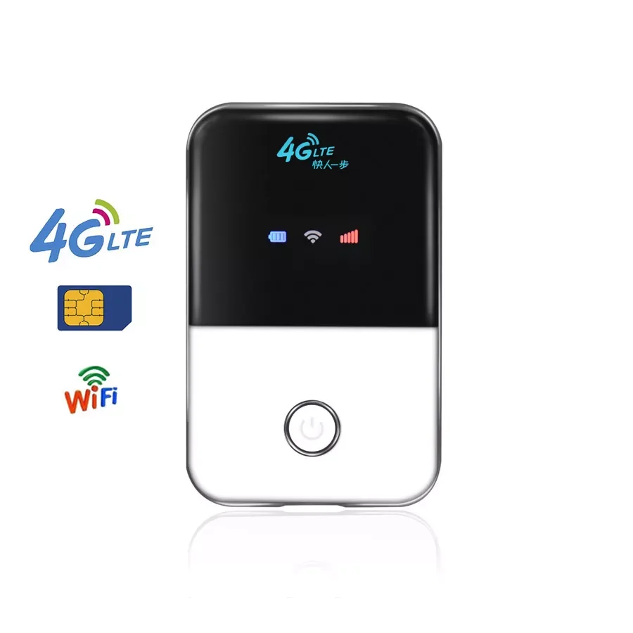 

2100mAh Portable 3G 4G Router Wireless Pocket Wi Fi Lte Mobile Hotspot Mini Car USB 4g WIFI Router With Sim Card Slot