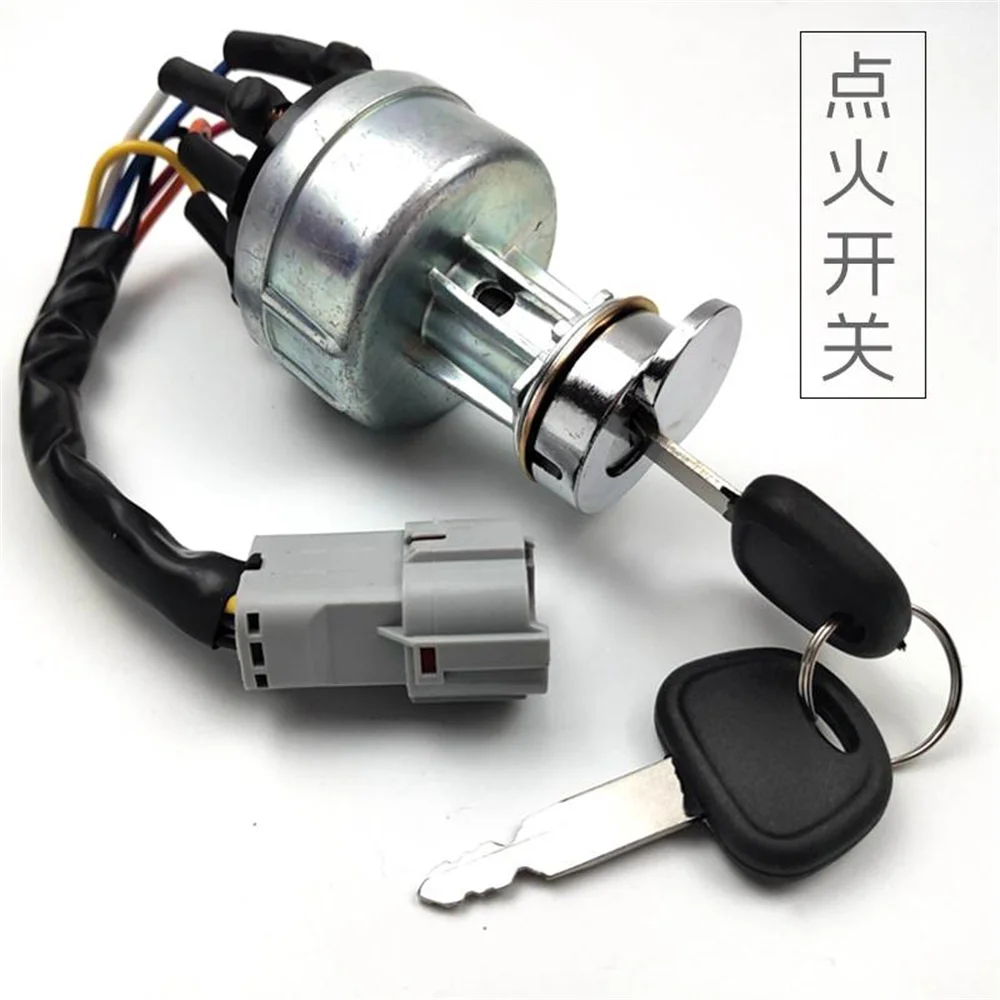 

Excavator parts modern hook 60 80 150 215 335-5-7-9 ignition switch electric door lock start switch start key