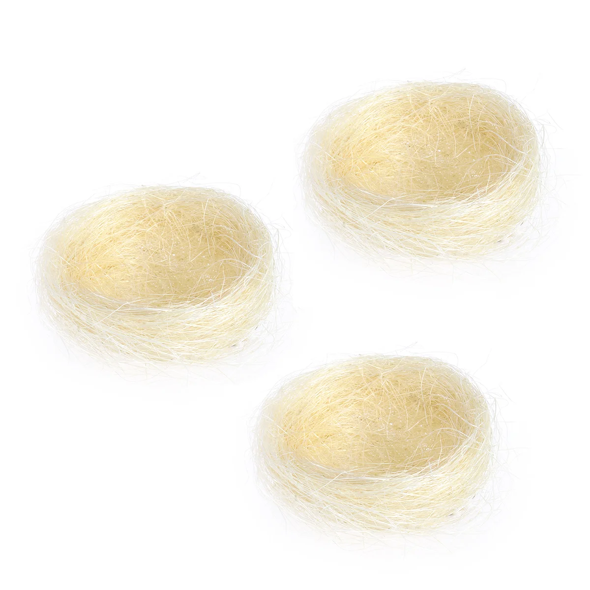 

3pcs Nest Colored Funny Artificial Creative Chicken Nest Egg Nest Bird Nest for Easter