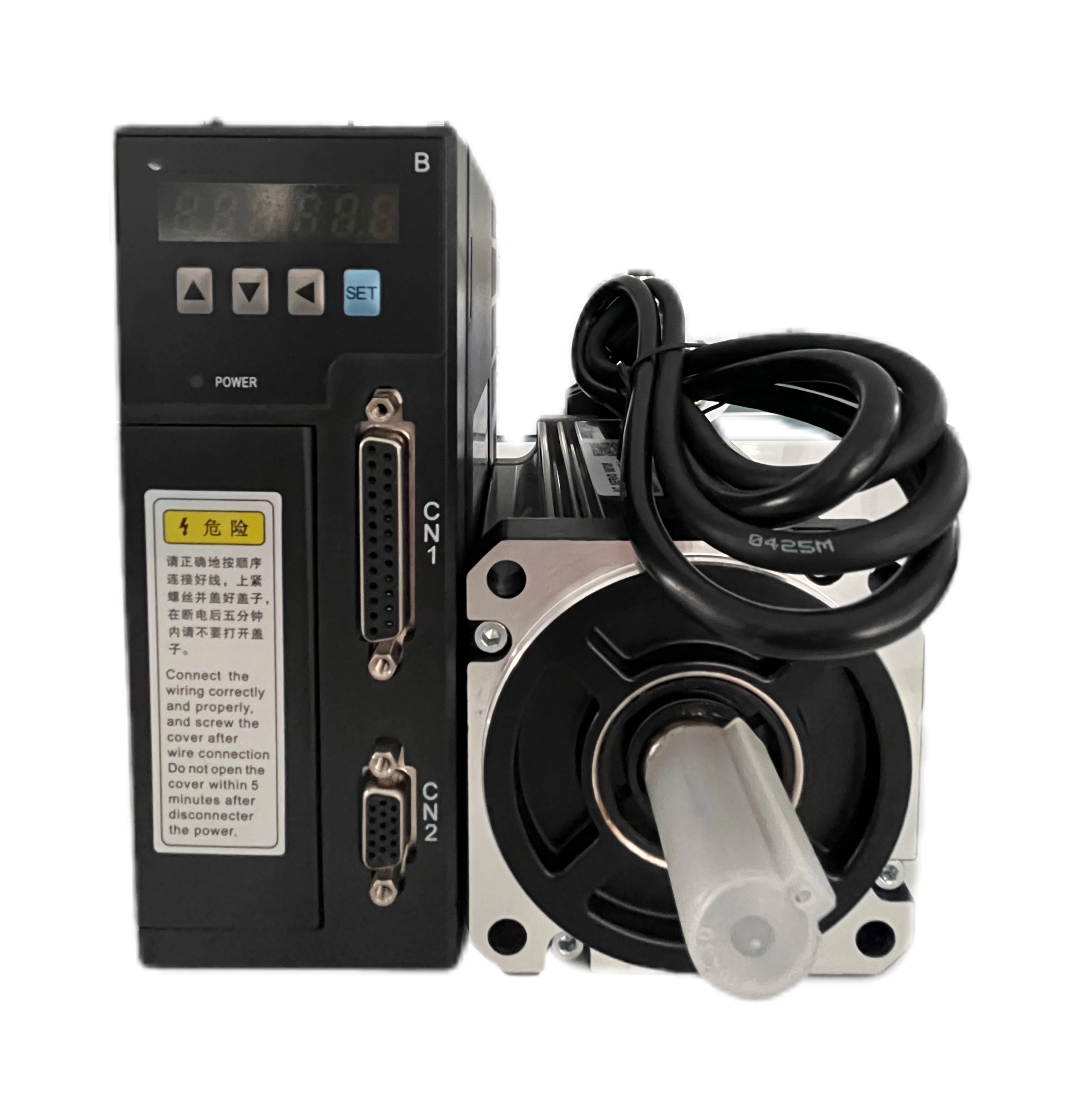 Серводвигатель переменного тока 80ST-M03520L4 с драйвером 220 В 750 Вт 2000 об/мин нм