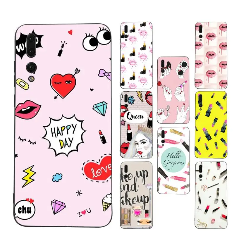 

Disgusting lipstick Phone Case for Huawei Honor 10 i 8X C 5A 20 9 10 30 lite pro Voew 10 20 V30