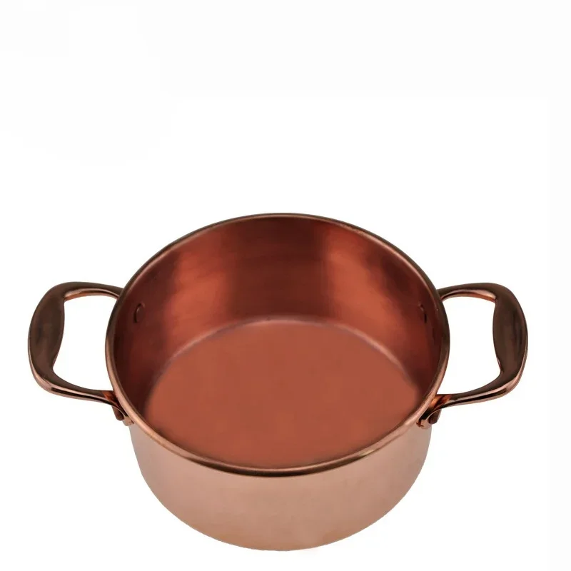 Однокамерный горшок из чистой меди композитный нижний размер в китайском стиле